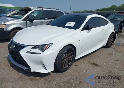 2017 Lexus Rc 200T из США, поврежденный, VIN JTHHA5BC7H5007304